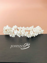 JASMINA- MULTI-SIZE CLAY FLOWER TIARA