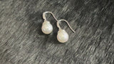 ILONA - Pave-Capped Pearl Drop Earrings In Silver