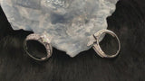 BRIANNA - 2ct Sterling Silver Princess-Cut CZ Bridal Ring In Silver