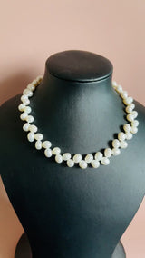 PEARLENE - 16" (7-8MM) RICE FRESHWATER PEARL NECKLACE