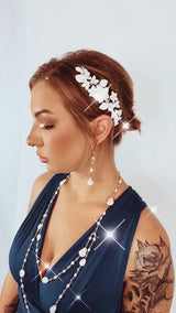 PEARLENE - MULTI-SIZE FRESHWATER PEARL WITH ROUND CZ IN GOLD