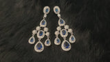 FLORENCIA - Crystal Three-Tier Chandelier Earrings